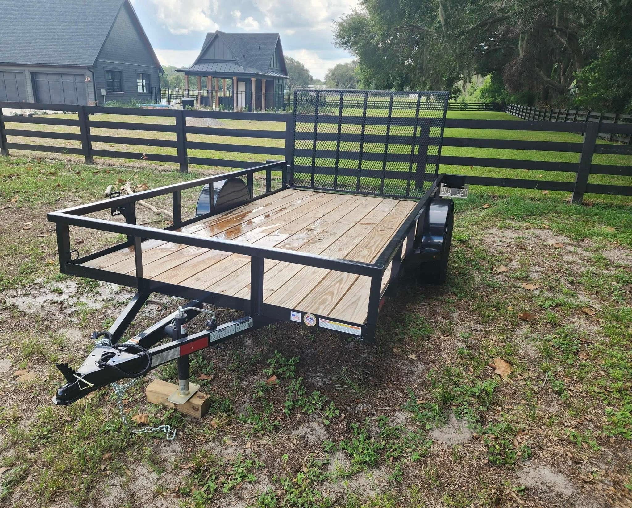 6.5x12 utility trailer for rent in Eustis, FL - view 1