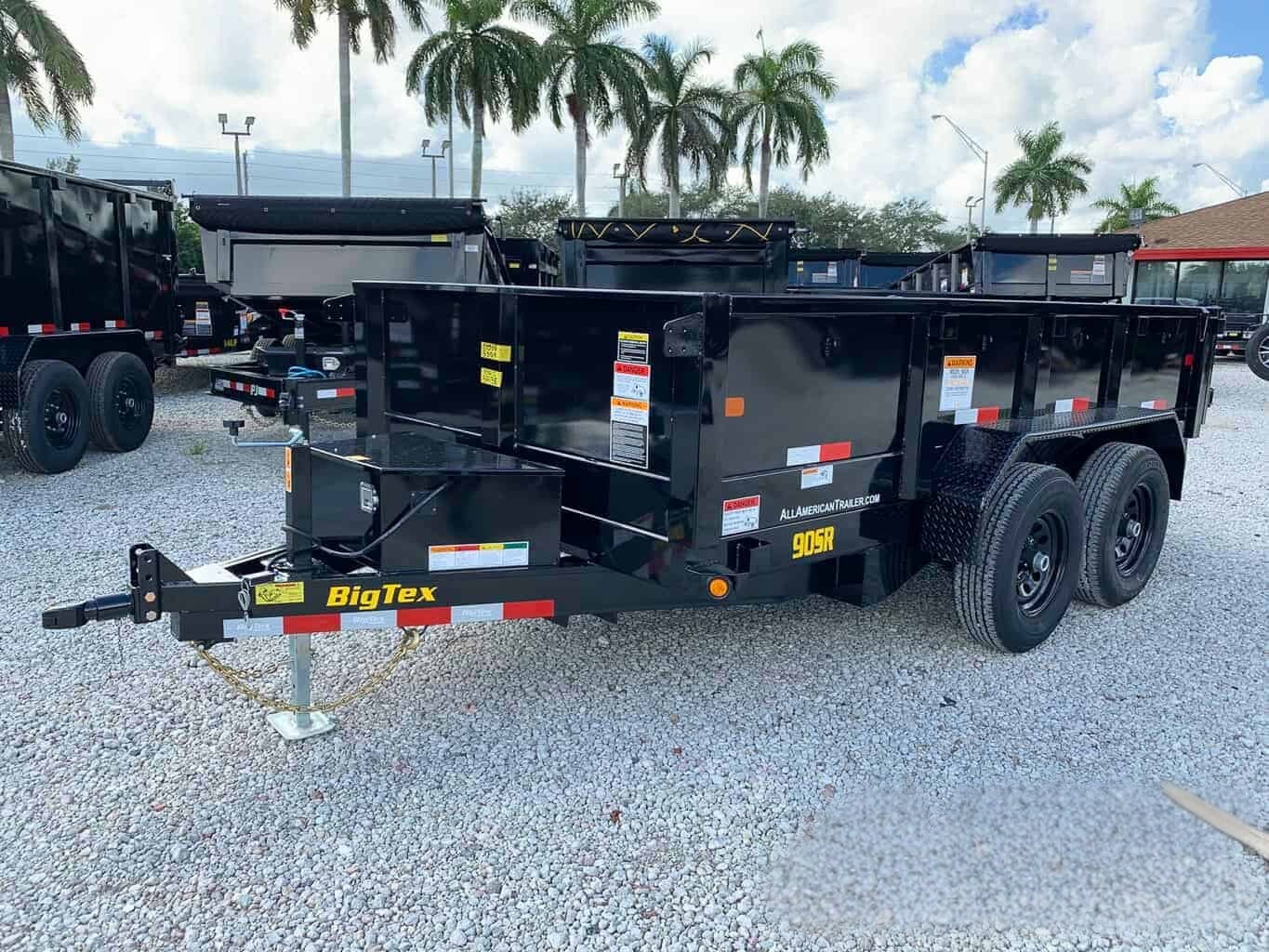 6x12 dump trailer for rent in Eustis, FL - view 1
